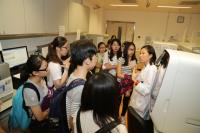 Snapshots of laboratory tours at the Lo Kwee-Seong Integrated Biomedical Sciences Building